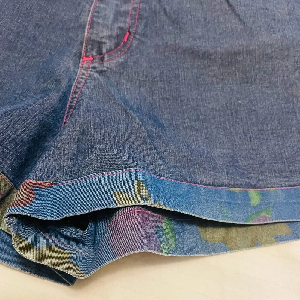 OCEAN PACIFIC Girls Denim Shorts. EUC. Size 16. - Picture 3 of 9